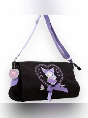 Kuromi Lolita Ribbon Messenger Bag BNWT
